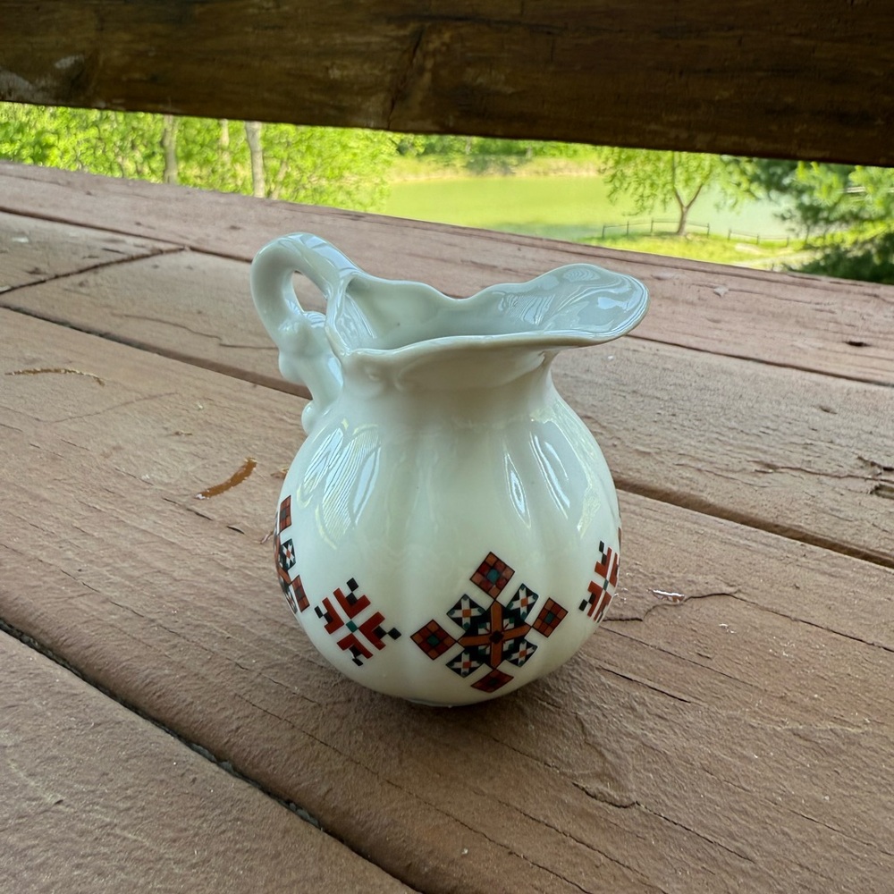 Vintage Ukrainian Porcelain Pitcher By Marusia - Picture 2 of 5
